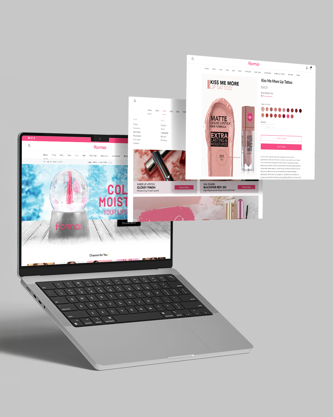 Website Macbook Mockup